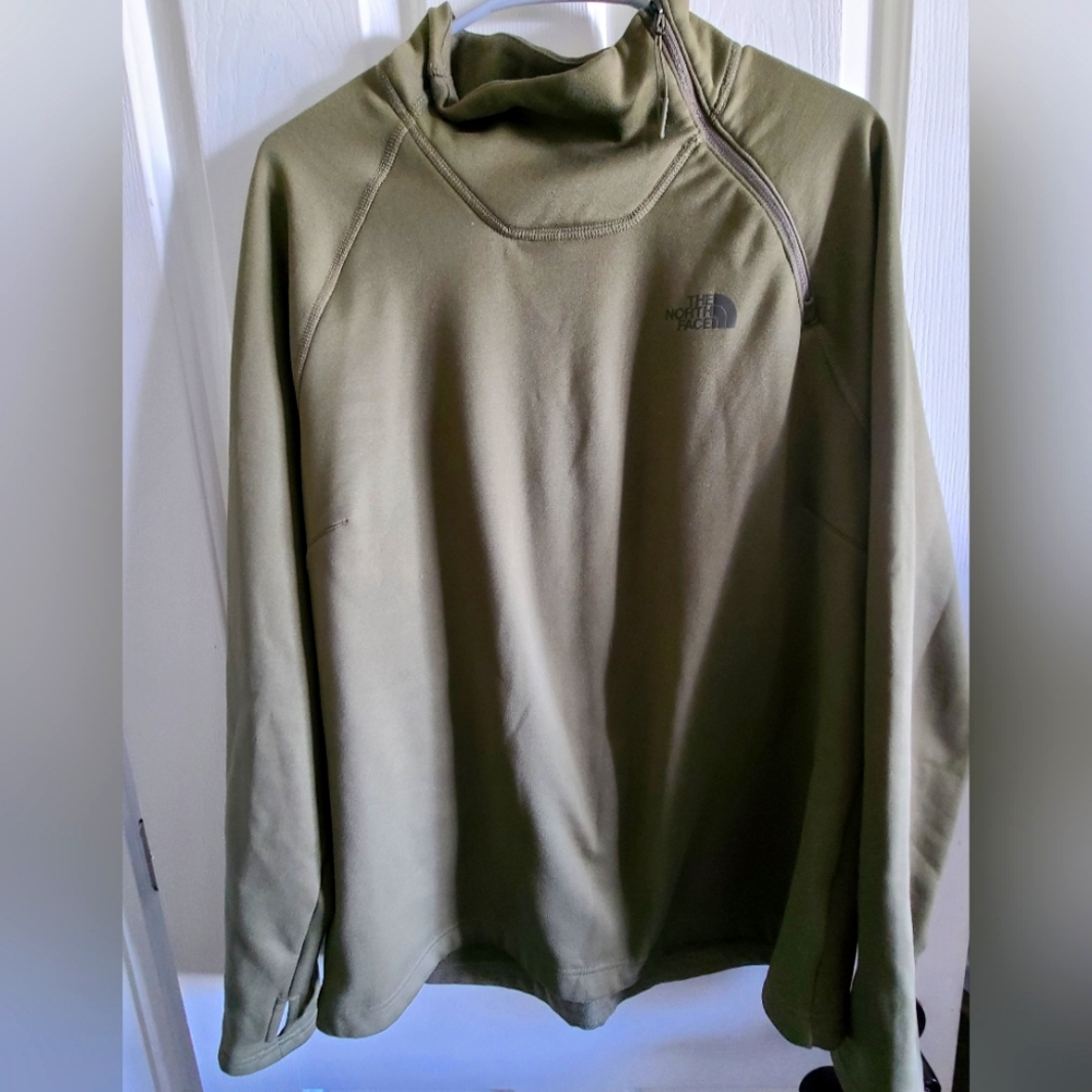 Xl women North Face olive pullover